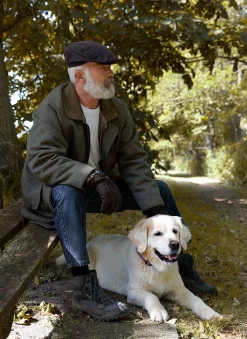 Men's Waxed Cotton Flat Cap -Fashion Accessories Shop 1 2109 Brown