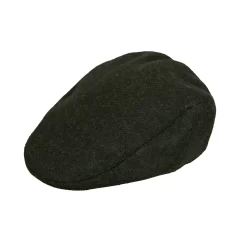 Men’s Abraham Moon Plain Tweed Flat Cap -Fashion Accessories Shop 1 3004 Olive