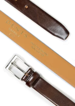 Men’s Heritage Lined Full-Grain Leather Belt -Fashion Accessories Shop 12 4600DarkBrown 4 scaled
