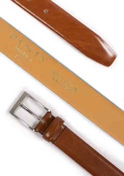 Men’s Heritage Lined Full-Grain Leather Belt -Fashion Accessories Shop 12 4600Tan 4 scaled