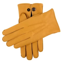 Men's Heritage Three-Point Cashmere-Lined Deerskin Leather Gloves -Fashion Accessories Shop 15 1011 Cork Black 64e9953c 50ad 439a ab06 e0272047685d