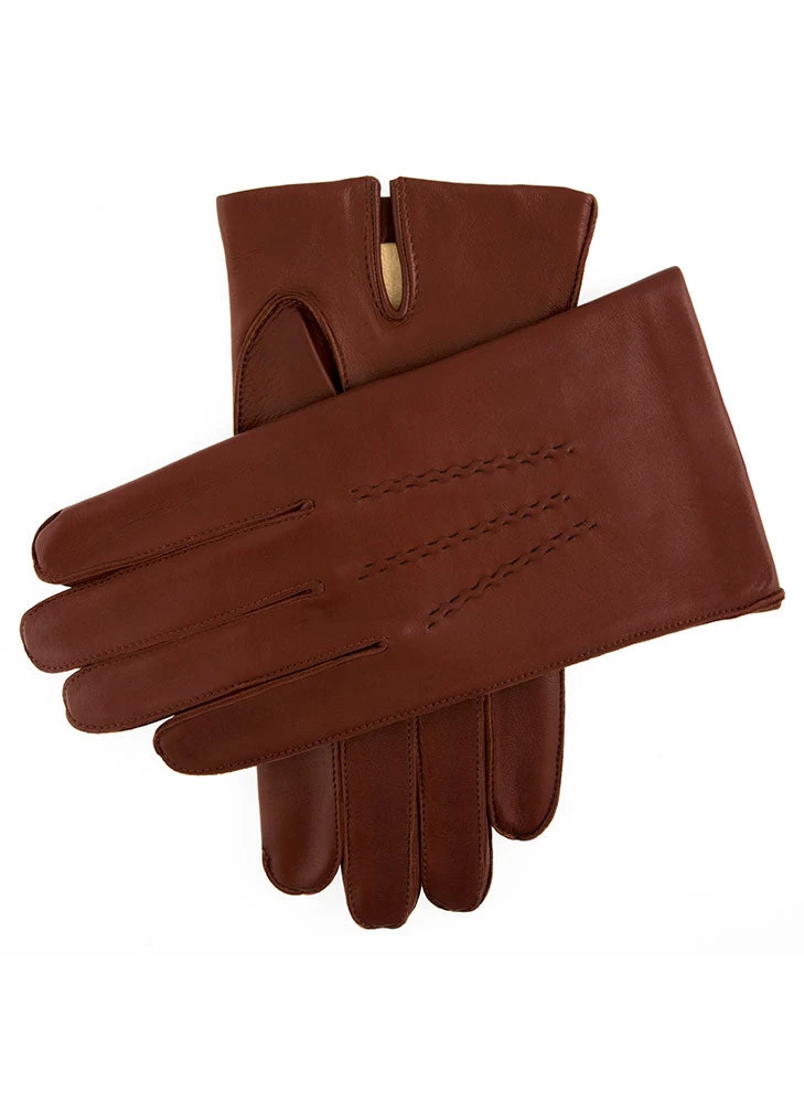 Men's Heritage Three-Point Chamois-Lined Leather Gloves 1 Men's Heritage Three-Point Chamois-Lined Leather Gloves