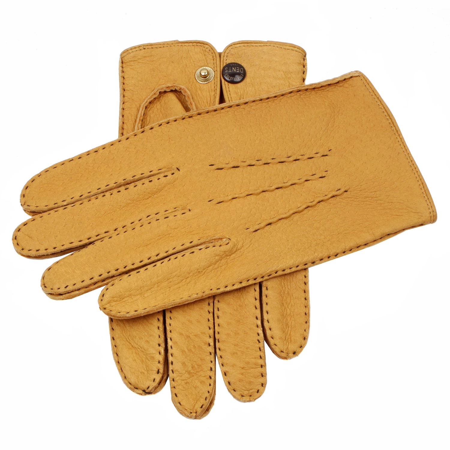 Men's Heritage Handsewn Three-Point Peccary Leather Gloves 7 Men's Heritage Handsewn Three-Point Peccary Leather Gloves - Image 7