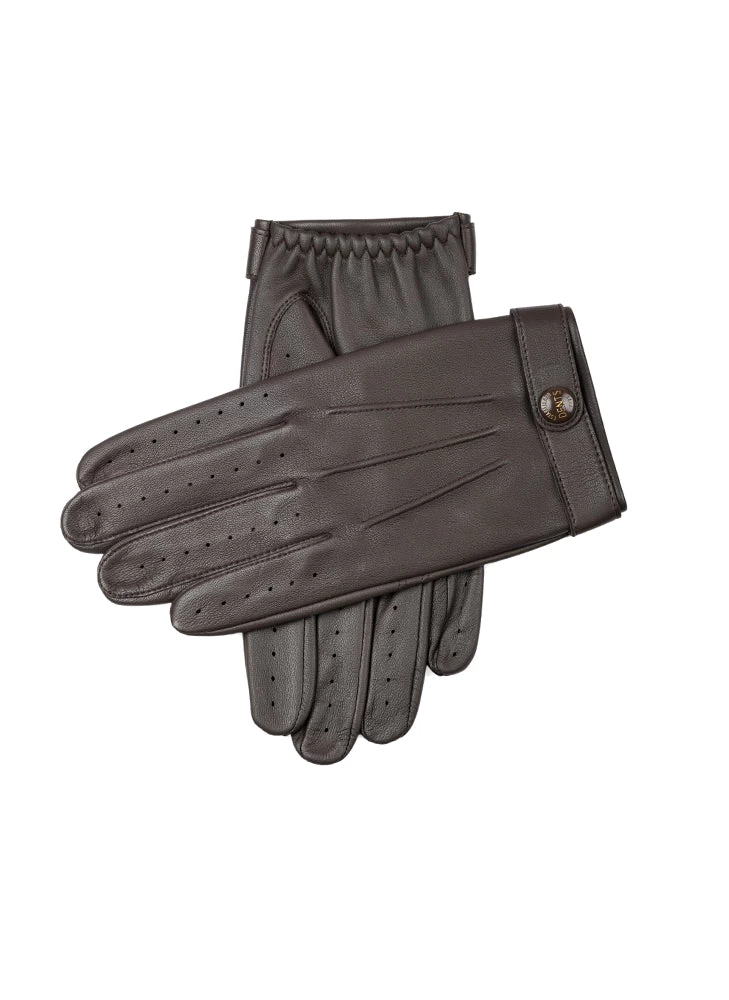 Men’s Heritage Touchscreen Three-Point Leather Driving Gloves 3 Men’s Heritage Touchscreen Three-Point Leather Driving Gloves - Image 3