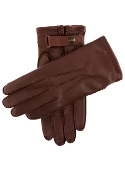 Men's Heritage Handsewn Three-Point Cashmere-Lined Leather Gloves -Fashion Accessories Shop 15 1529 English Tan