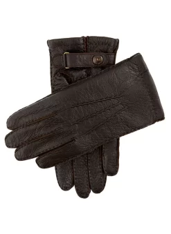 Men's Heritage Handsewn Three-Point Cashmere-Lined Peccary Leather Gloves -Fashion Accessories Shop 15 1564 Bark 1cf25a39 381b 43de 9272 dad68ccf43f4