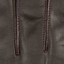 Men's Heritage Three-Point Fur-Lined Leather Gloves -Fashion Accessories Shop 15 1590 Brown Beige 6