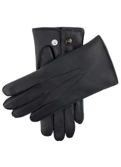 Men's Heritage Three-Point Fur-Lined Leather Gloves -Fashion Accessories Shop 15 1590 Navy 55b2f36b 55f5 4a13 af07 2d8cedfb74ba
