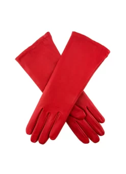 Women's Heritage Cashmere-Lined Leather Gloves -Fashion Accessories Shop 17 1035 Berry