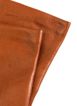 Women's Heritage Three-Point Silk-Lined Leather Gloves -Fashion Accessories Shop 17 1048 cognac 2