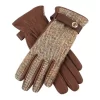 Women's Heritage Cashmere-Lined Harris Tweed And Deerskin Leather Gloves