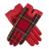 Women's Heritage Cashmere-Lined Tartan Leather Gloves