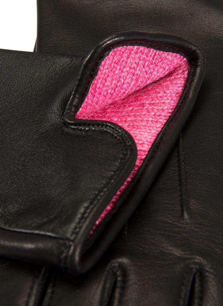 Women's Heritage Touchscreen Three-Point Cashmere-Lined Leather Gloves 6 Women's Heritage Touchscreen Three-Point Cashmere-Lined Leather Gloves - Image 6