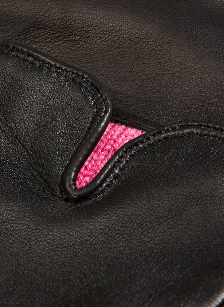 Women's Heritage Touchscreen Three-Point Cashmere-Lined Leather Gloves 7 Women's Heritage Touchscreen Three-Point Cashmere-Lined Leather Gloves - Image 7