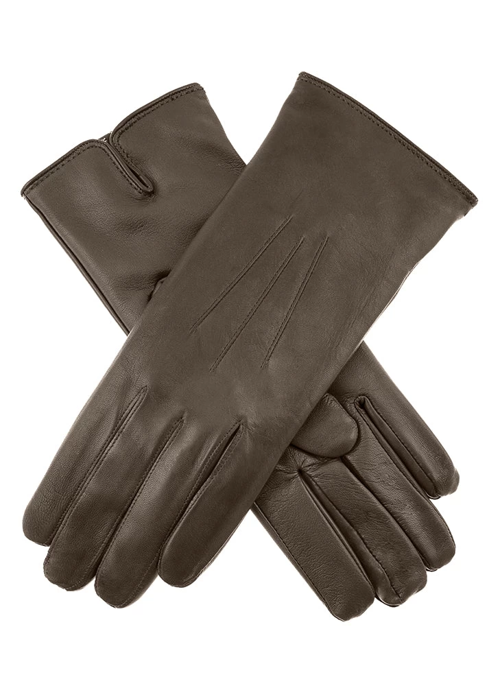 Women's Heritage Touchscreen Three-Point Cashmere-Lined Leather Gloves 2 Women's Heritage Touchscreen Three-Point Cashmere-Lined Leather Gloves - Image 2
