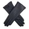 Women's Heritage Touchscreen Three-Point Cashmere-Lined Leather Gloves