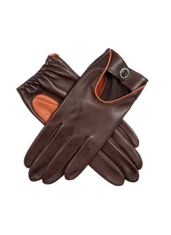 Women's Heritage Contrast Colour Leather Driving Gloves