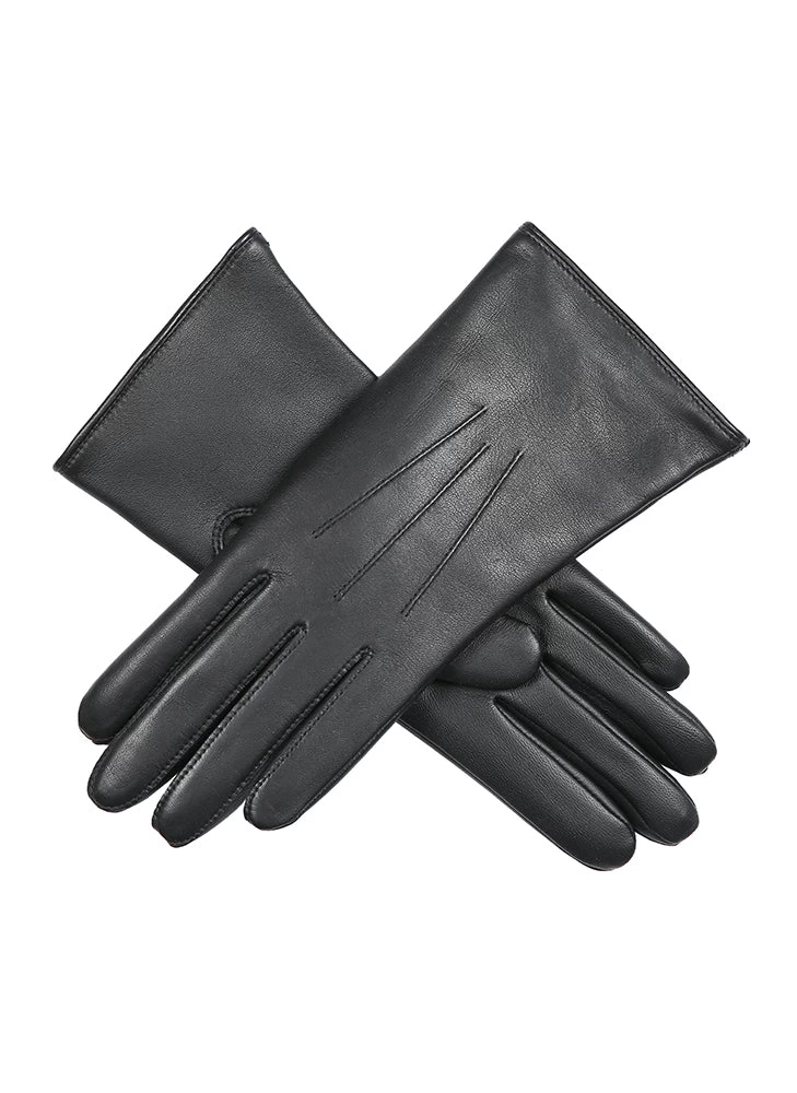 Women’s Heritage Touchscreen Three-Point Fur-Lined Leather Gloves 1 Women’s Heritage Touchscreen Three-Point Fur-Lined Leather Gloves