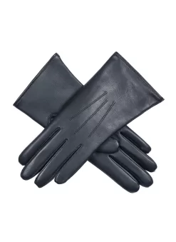 Women’s Heritage Touchscreen Three-Point Fur-Lined Leather Gloves 6 Women’s Heritage Touchscreen Three-Point Fur-Lined Leather Gloves -Fashion Accessories Shop 17 1156 Navy