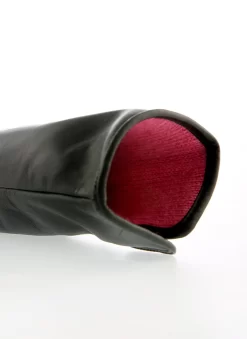 Women’s Heritage Touchscreen Cashmere-Lined Leather Gloves -Fashion Accessories Shop 17 1157 Black Rose 2