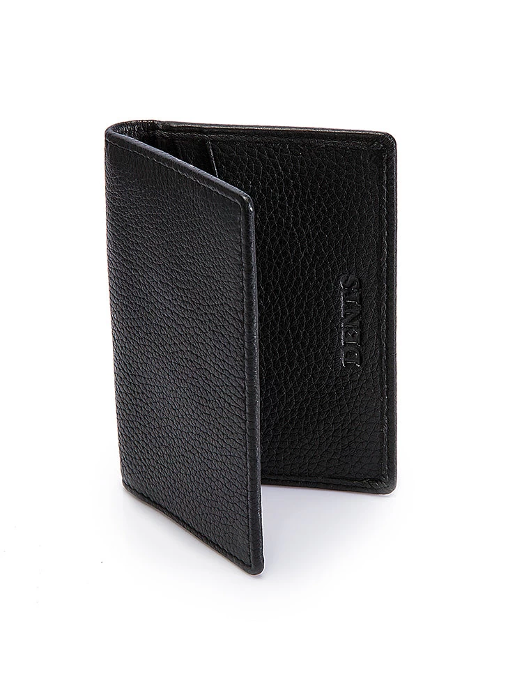 Men's Pebble Grain Leather Card Holder With RFID Blocking 14 Men's Pebble Grain Leather Card Holder With RFID Blocking - Image 14