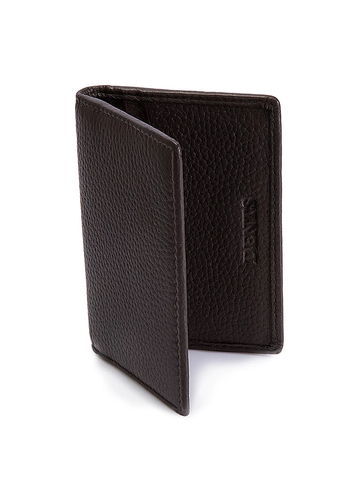 Men's Pebble Grain Leather Card Holder With RFID Blocking 9 Men's Pebble Grain Leather Card Holder With RFID Blocking - Image 9