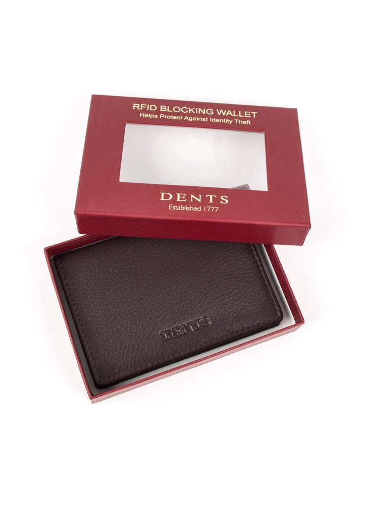 Men's Pebble Grain Leather Card Holder With RFID Blocking 13 Men's Pebble Grain Leather Card Holder With RFID Blocking - Image 13