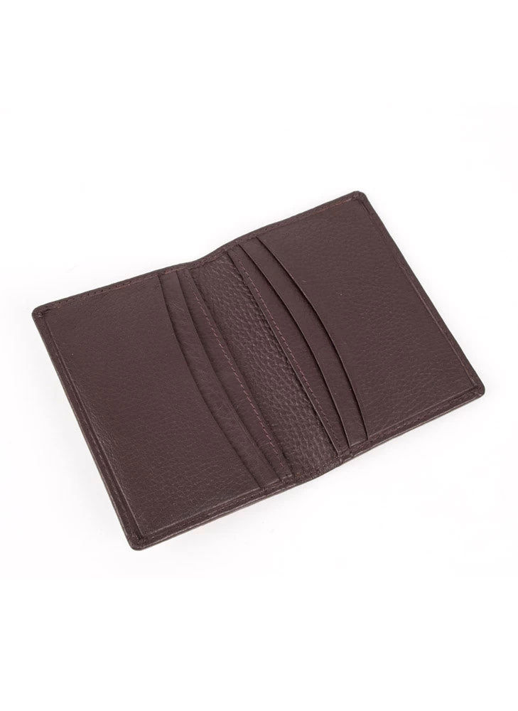Men's Pebble Grain Leather Card Holder With RFID Blocking 10 Men's Pebble Grain Leather Card Holder With RFID Blocking - Image 10