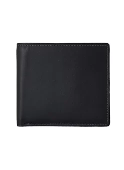 Men's Smooth Nappa Leather Bifold Wallet With RFID Blocking