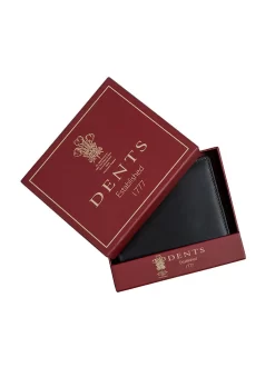 Men's Smooth Nappa Leather Bifold Wallet With RFID Blocking -Fashion Accessories Shop 23 5550 Black Slate 6