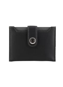 Men's Smooth Nappa Leather Card Holder With RFID Blocking And Case -Fashion Accessories Shop 23 5551 Black Slate 2