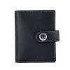 Men's Smooth Nappa Leather Business Card Holder With RFID Blocking And Tab