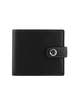 Men's Smooth Nappa Leather Bifold Wallet With RFID Blocking And Coin Purse
