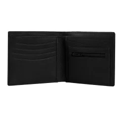 Men's Pebble Grain Leather Bifold Wallet With RFID Blocking And Coin Purse 16 Men's Pebble Grain Leather Bifold Wallet With RFID Blocking And Coin Purse -Fashion Accessories Shop 23 5557 Black 4