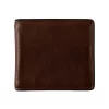 Men's Two-Colour Pebble Grain Leather Bifold Wallet With RFID Blocking
