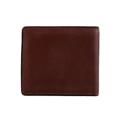 Men's Two-Colour Pebble Grain Leather Bifold Wallet With RFID Blocking And Coin Purse -Fashion Accessories Shop 23 5561 Dark Tan 2