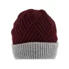 Women’s Patchwork Cable Knit Beanie Hat
