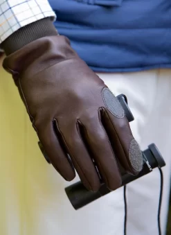 Men's Heritage Water-Resistant Silk-Lined Right Hand Leather Shooting Gloves -Fashion Accessories Shop 37 0600 Brown c4266d8e 20e3 4248 a8c2 109e8c0a422c