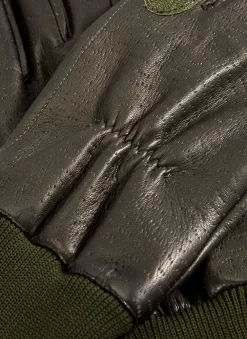 Women's Heritage Water-Resistant Fleece-Lined Right Hand Leather Shooting Gloves -Fashion Accessories Shop 37 0606 Olive 2 ebe1cfcc 8ec1 413d bad0 cec03d499011