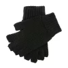 Men's Fingerless Tuckstitch Knitted Shooting Gloves