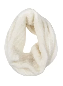 Women’s Mohair Wool-Blend Infinity Scarf -Fashion Accessories Shop 4 1289WinterWhite 2