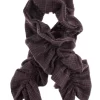Women’s Checked Tweed Ruffle Scarf