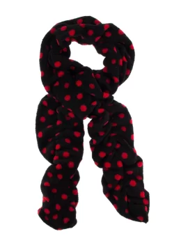 Women’s Polka Dot Ruffle Scarf