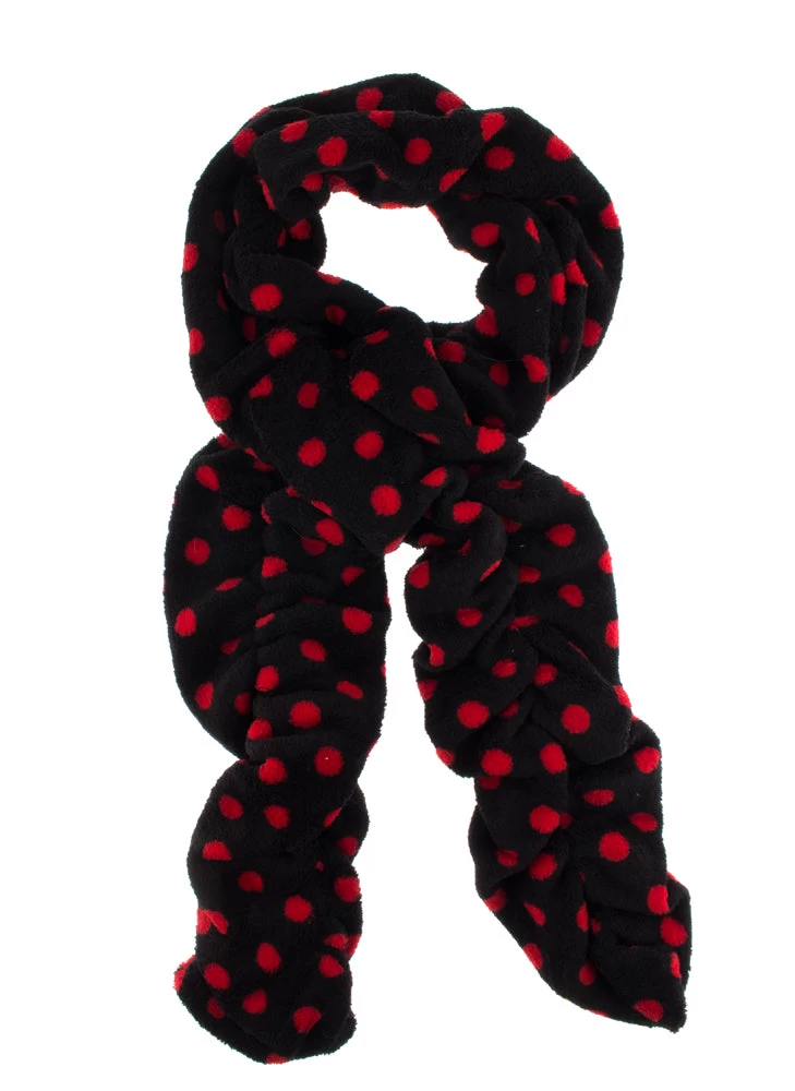 Women’s Polka Dot Ruffle Scarf 1 Women’s Polka Dot Ruffle Scarf