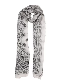 Women’s Pleated Floral And Paisley Pattern Lightweight Scarf 8 Women’s Pleated Floral And Paisley Pattern Lightweight Scarf -Fashion Accessories Shop 4 1409White