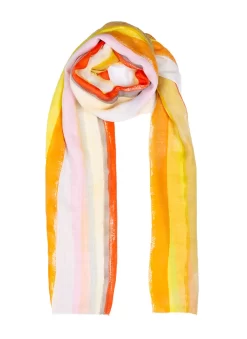 Women's Tonal Stripe Lightweight Scarf 10 Women's Tonal Stripe Lightweight Scarf -Fashion Accessories Shop 4 2583 Yellow