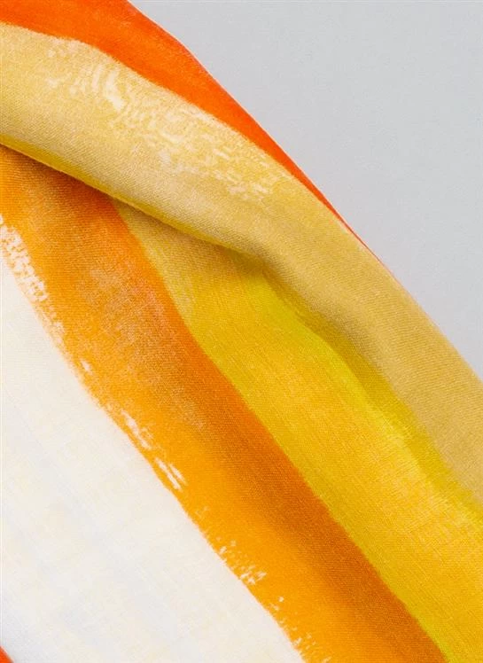 Women's Tonal Stripe Lightweight Scarf 6 Women's Tonal Stripe Lightweight Scarf - Image 6