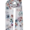 Women's Floral Print Lightweight Scarf