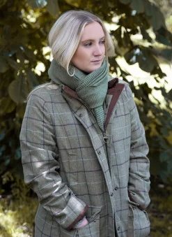 Women’s Pleated Plain Scarf With Tassels -Fashion Accessories Shop 4 2605 Forest Green fd8d25a6 55b8 4d64 9017 220bcf893f6f