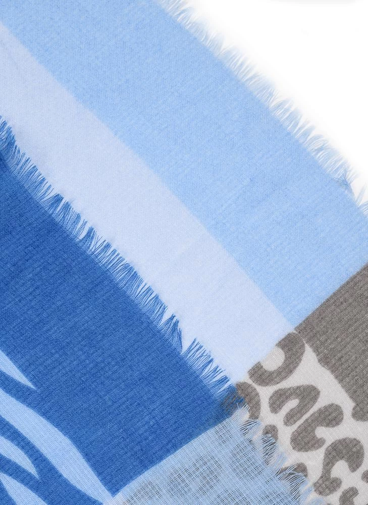 Women’s Leopard And Zebra Print Lightweight Scarf 4 Women’s Leopard And Zebra Print Lightweight Scarf - Image 4